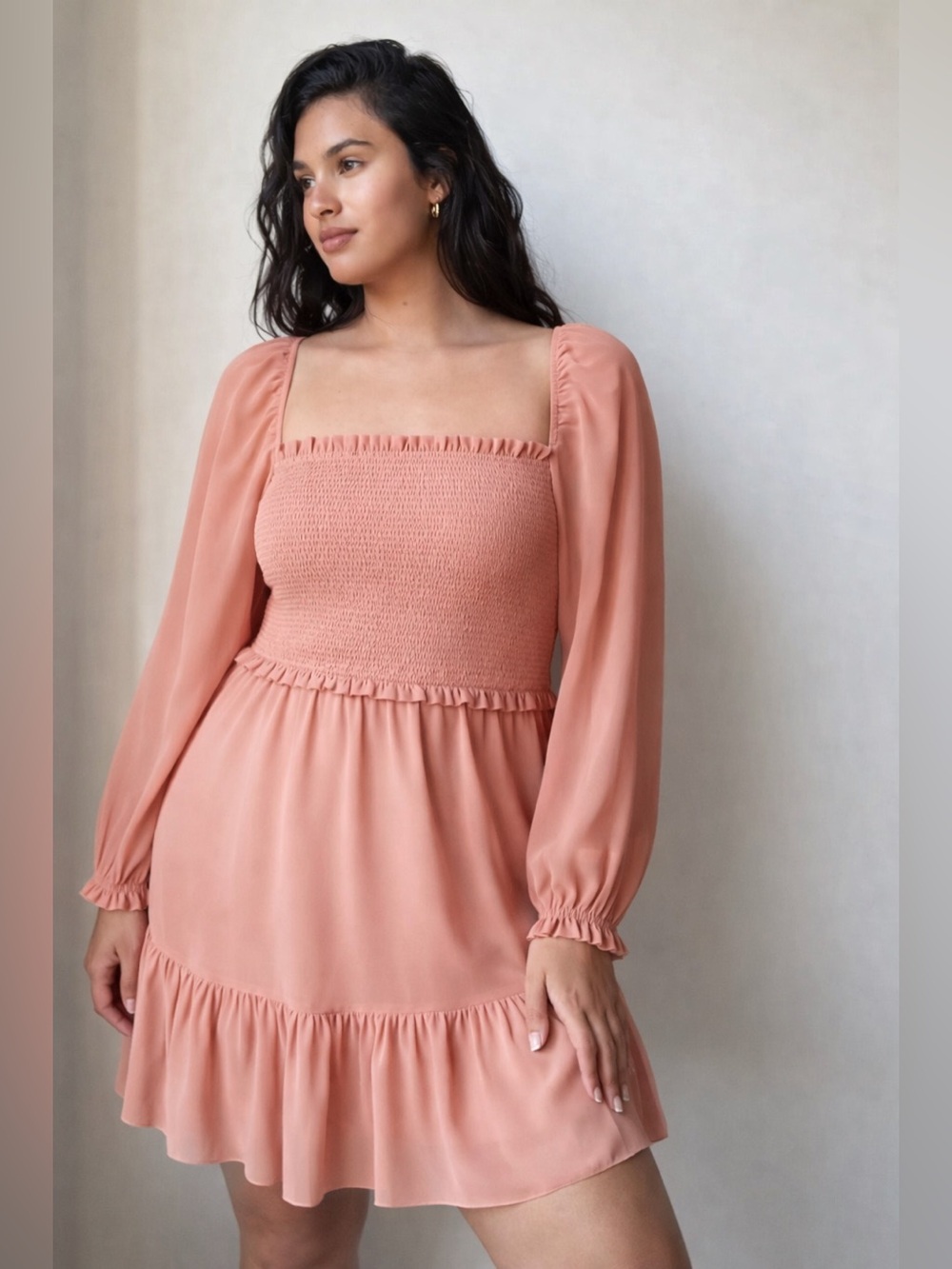 NWT - WILFRED (Aritzia) Tempest Dress in Heriloom Pink. XL